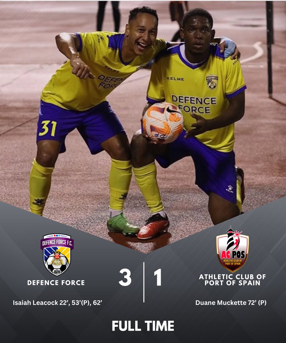 Defence Force is the First Citizens Knockout Cup Champion 🔥🔥🔥🔥🔥🔥🔥🔥🔥🔥🔥🔥🔥🔥

#ttpfl