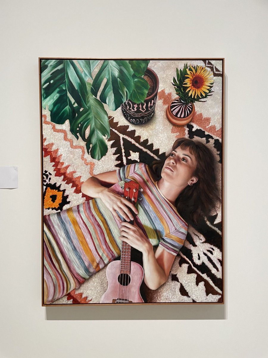 Talented family: a portrait of Missy Higgins by her sister Nicola - a finalist in the Archibald Prize 2024.