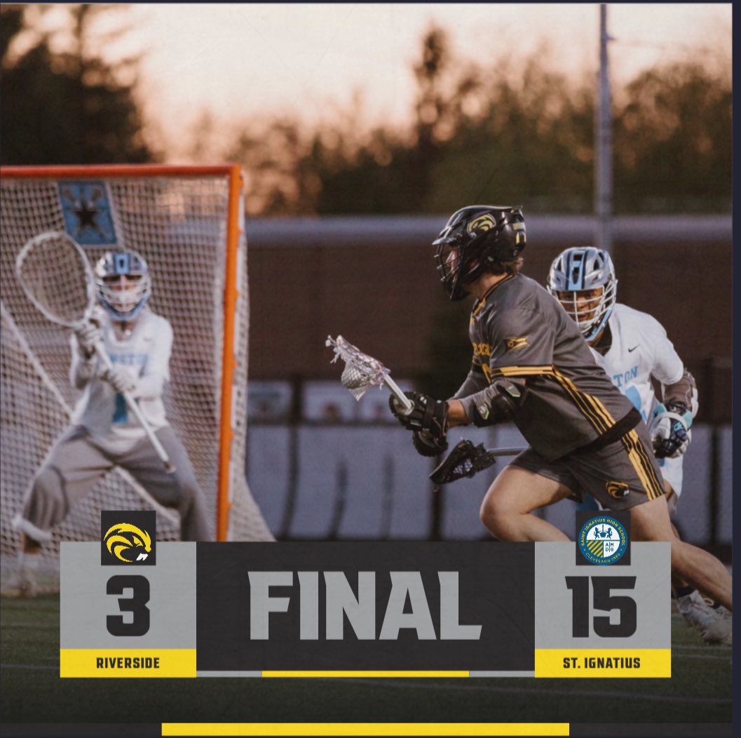 Riverside Lacrosse (@1rhslax) on Twitter photo Final from Krenzler Field. Congrats <a href="/SIHSLacrosse/">Saint Ignatius Lacrosse</a>. Great win and thanks for being great hosts. Best of luck the rest of the way! Final from Krenzler Field. Congrats <a href="/SIHSLacrosse/">Saint Ignatius Lacrosse</a>. Great win and thanks for being great hosts. Best of luck the rest of the way!
