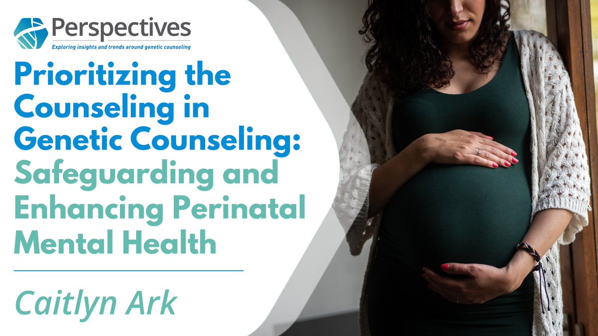 Perinatal mental health conditions impact over 1/5 patients during and after pregnancy. Read more from #GeneticCounseling student Caitlyn Ark on how we can address the lack of standardization in screening during and after pregnancy and disparities in care bit.ly/3KllILu