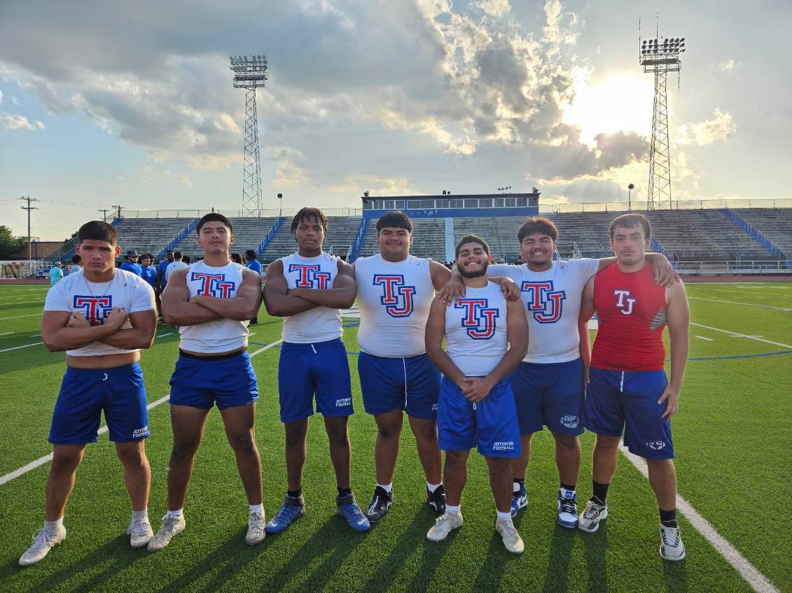 Our  Boys placed 3rd overall at the South San Linemen Challenge this afternoon! Keep up the good work!! #dominate #Mustangpride @JeffersonSAISD