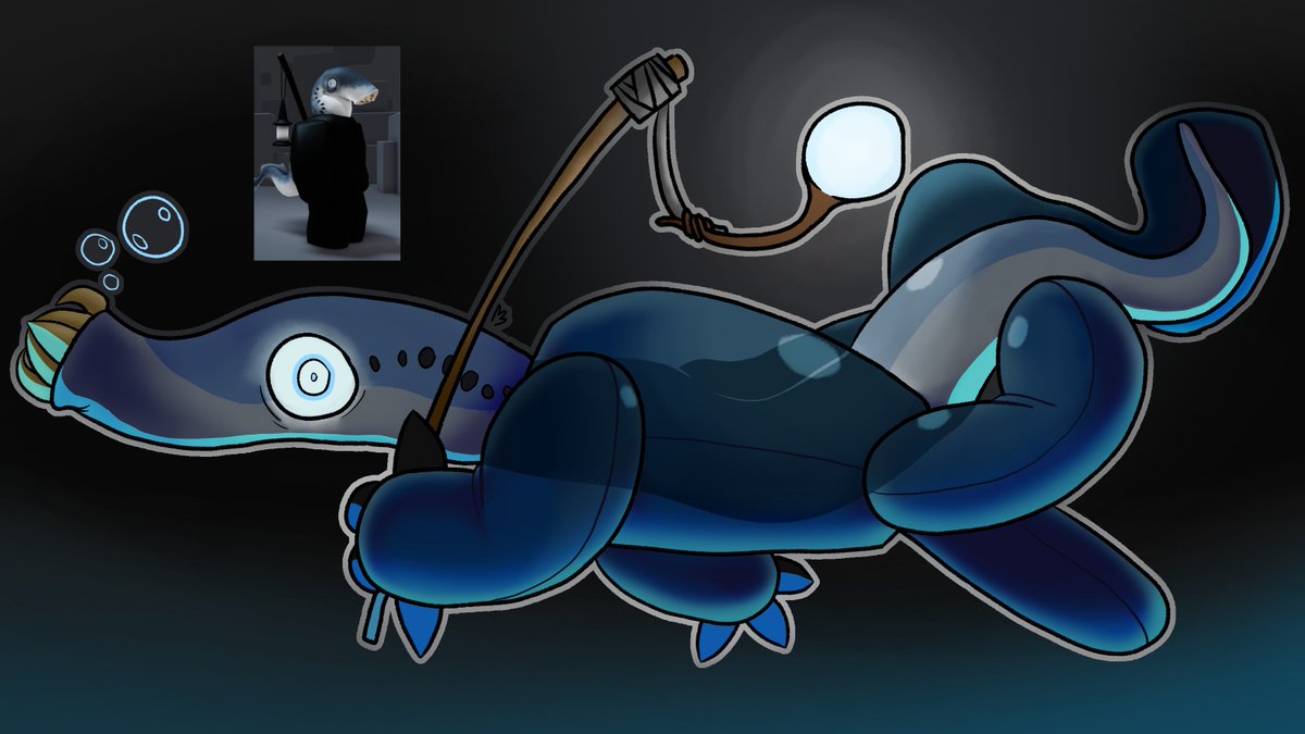 _NuclearBoi_'s tweet image. Hunk The Lamprey, Deep Sea Nomad
#roblox #robloxcharacter #oc