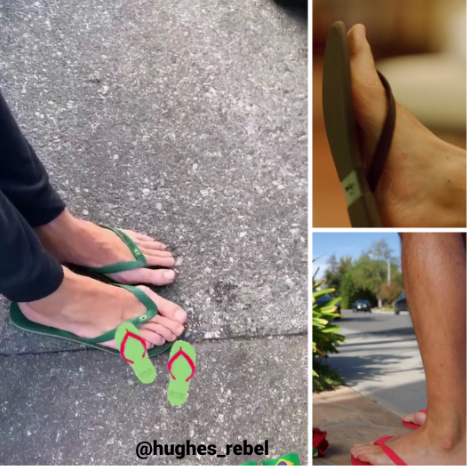 so what was on your feet today for #NationalFlipFlopDay #TomEllis #Lucifer #Rush hot sexy feet