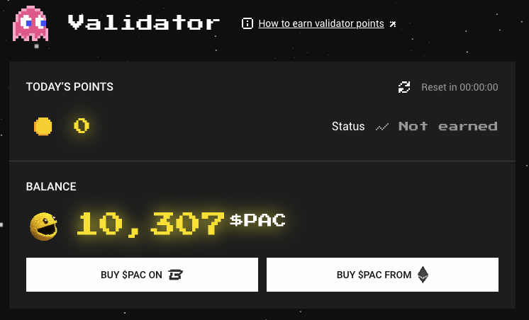 GN 🪂 🌖

73% of the $PAC supply left to drip into circulation!

Had to grab 10k and become a validator 🫡

Send @pacmoon_ to 1 Billion MC 🚀