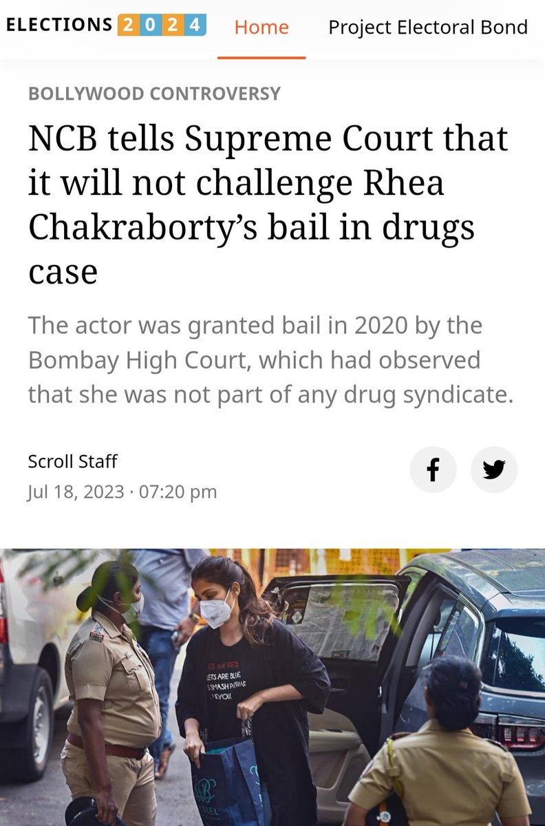 RC administered banned drugs to SSR without his knowledge. 

Why have you tagged Sushant Singh Rajput as a drug consumer in the chargesheet❓ @narcoticsbureau

Why didn't NCB Challenge RC Bail In SC❓

Central Agencies failed us in SSR case. 

#JusticeForSushant️SinghRajput