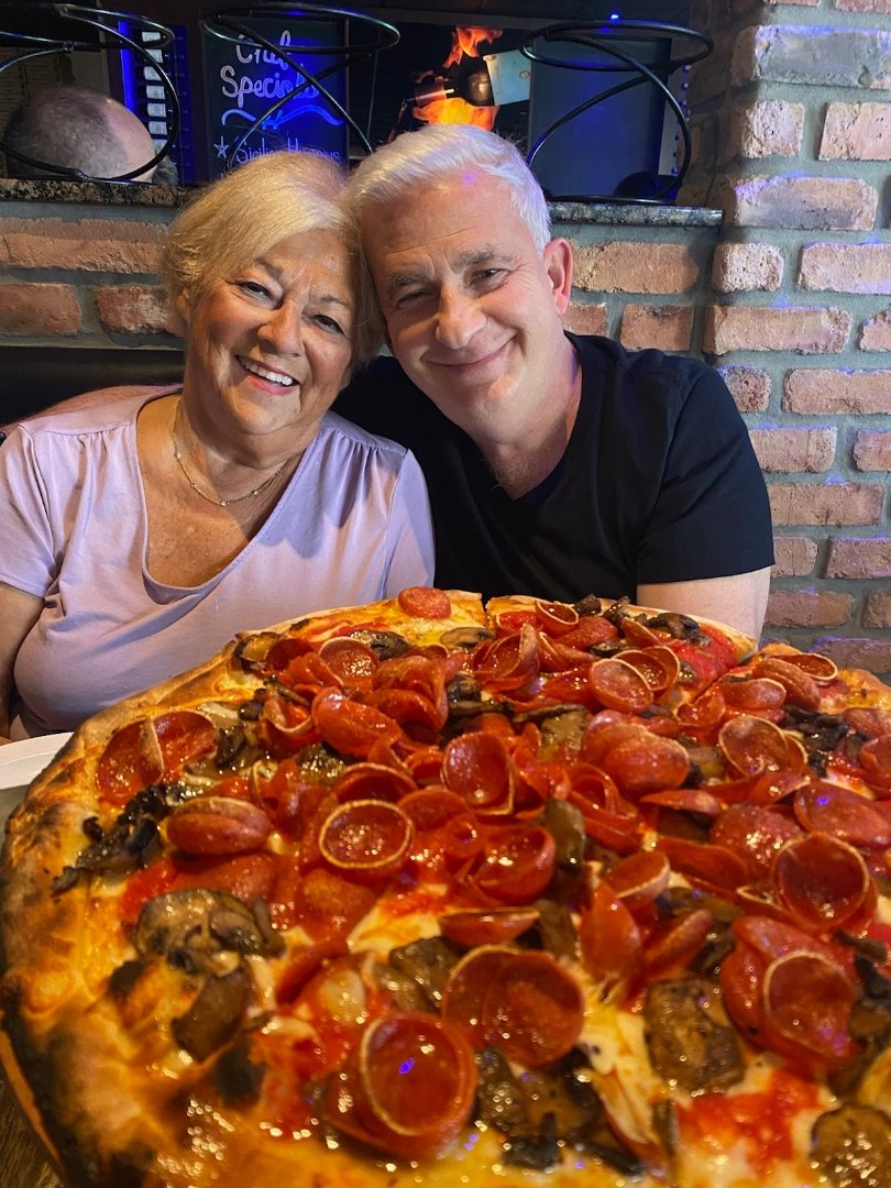 Happy moments with my mother-in-law and my favorite food at Sacilian Pizza near Pompano. When my next trial is over, heading for that pizza with my wife, who turns 50. Love life.