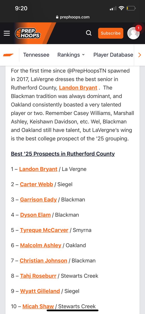 LaVergneHSBasketball (@lhs_basketball) on Twitter photo I know he is not satisfied with just being the top in <a href="/rucoschools/">Rutherford County Schools</a>. I know he wants to move into the top 10 in the state. Very possible for <a href="/TheLandonBryant/">Landon Bryant</a> <a href="/PrepHoopsTN/">Prep Hoops Tennessee</a> I know he is not satisfied with just being the top in <a href="/rucoschools/">Rutherford County Schools</a>. I know he wants to move into the top 10 in the state. Very possible for <a href="/TheLandonBryant/">Landon Bryant</a> <a href="/PrepHoopsTN/">Prep Hoops Tennessee</a>