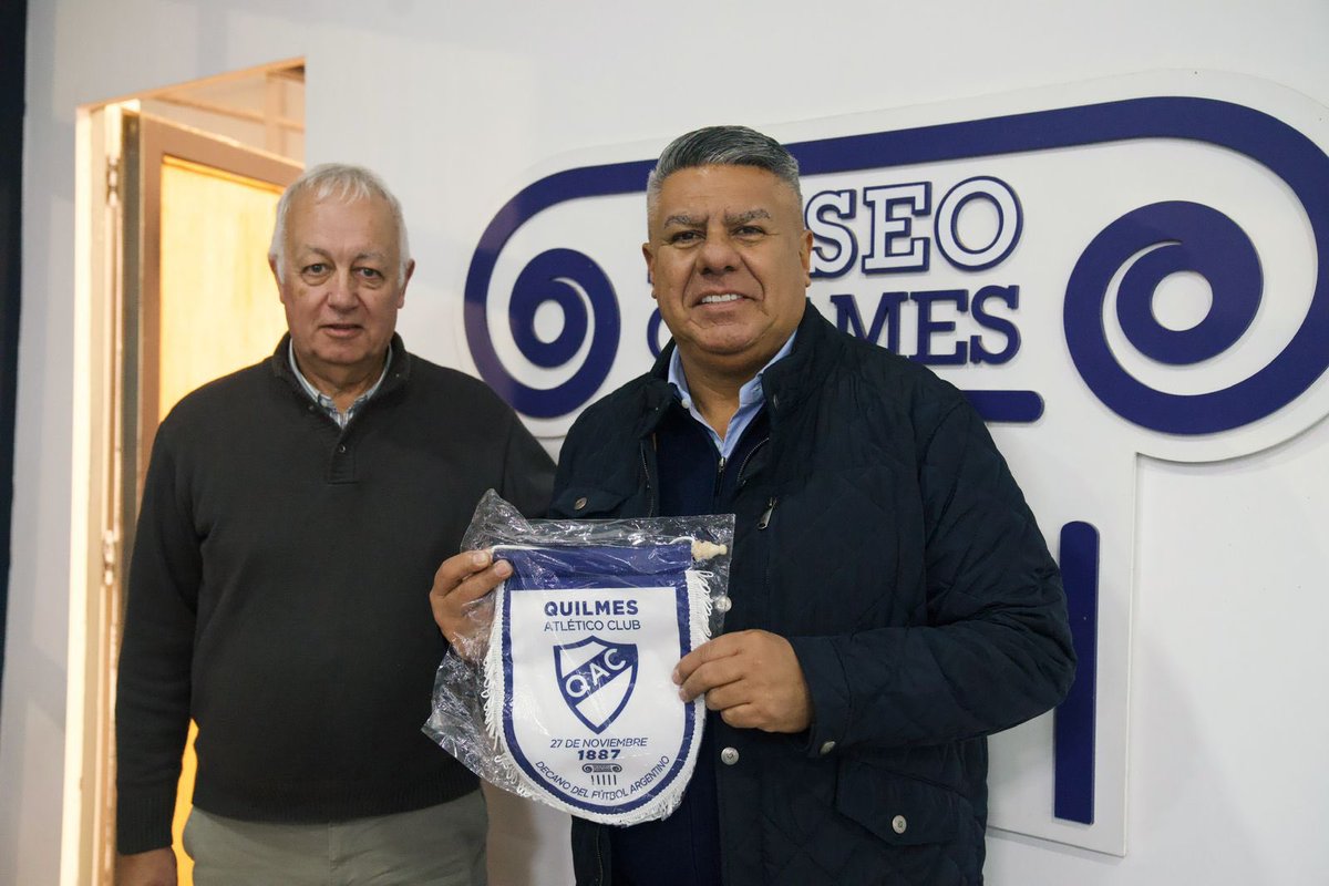 Ayer recorrí junto a <a href="/MateoMagadan/">Mateo Magadán</a> la Sede Social de <a href="/qacoficial/">Quilmes A.C.</a> donde, junto al resto de los predios del Club, miles de chicos y chicas acceden a través del deporte a una mejor calidad de vida. ¡Felicitaciones por el presente del Club y a seguir creciendo !