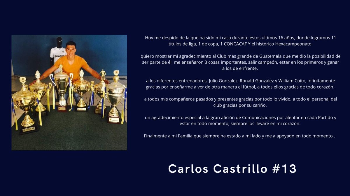 Carlos Castrillo #13 tweet media