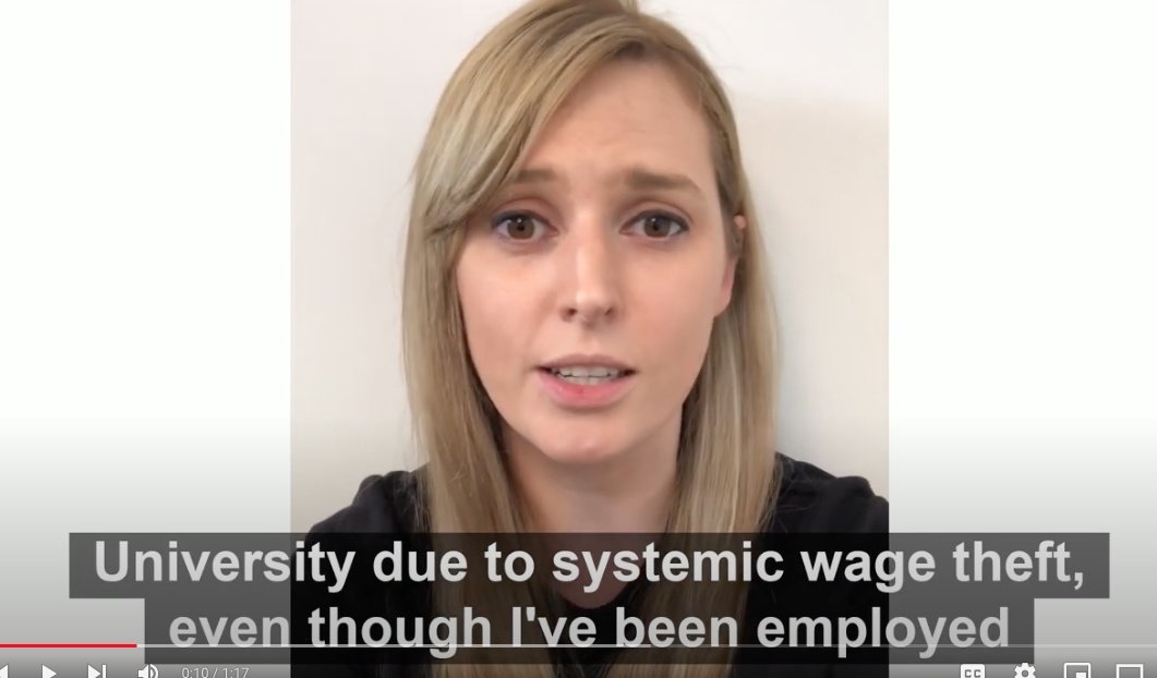 @Deakin @fairwork_gov_au @DeakinNTEU And here's former casual academic Victoria on how #WageTheft @Deakin led her to the heartbreaking decision to walk away from Academia. youtu.be/omSVSaXrucw?si… It took two years of pressure from @NTEUnion members for the uni to admit underpayment: theage.com.au/national/victo… #HigherEd