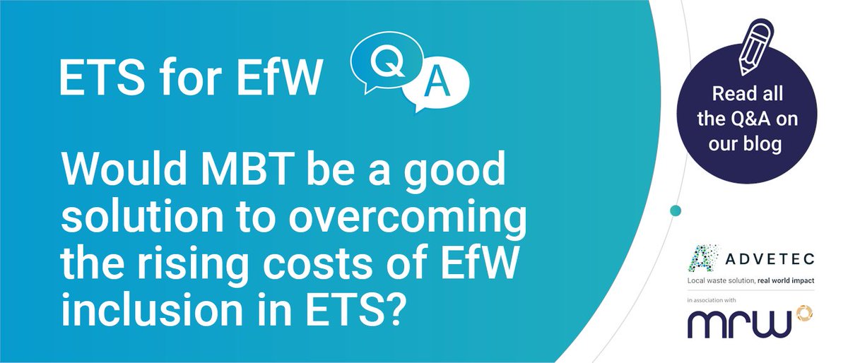 If you're worried about the rising cost of Energy from Waste once it's included in the Emissions Trading Scheme, Mechanical Biological Treatment (MBT) could be the answer.  

This blog explains all ⬇️
advetec.com/uk/info-hub/Ne…

#Biotechnology #WasteManagement