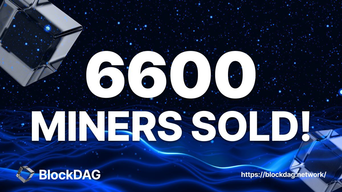 🎉 Celebrating 6600 #miners! Every new miner enhances the stability and efficiency of the #BlockDAG Network. There’s never been a better time to get involved! 🔥 purchase2.blockdag.network