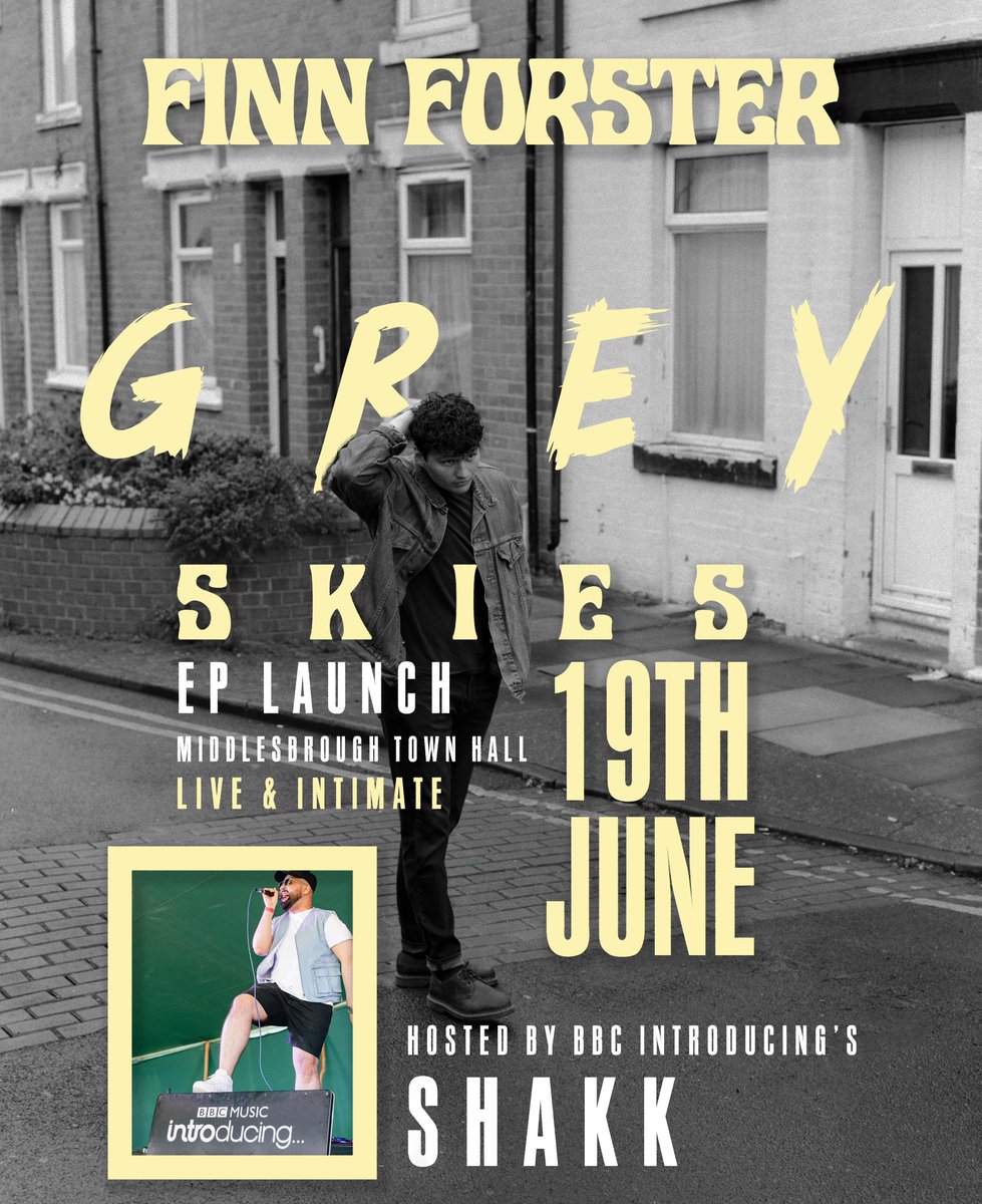 Middlesbrough Town Hall (@mbro_townhall) on Twitter photo Join <a href="/FinnForster1/">Finn Forster</a> for a live acoustic performance and Q&A session about The Grey Skies EP.
Hosted by <a href="/bbcintroducing/">BBC Music Introducing</a> host <a href="/shakkmusic/">Shakk</a>!
middlesbroughtownhall.co.uk/event/finn-for… Join <a href="/FinnForster1/">Finn Forster</a> for a live acoustic performance and Q&A session about The Grey Skies EP.
Hosted by <a href="/bbcintroducing/">BBC Music Introducing</a> host <a href="/shakkmusic/">Shakk</a>!
middlesbroughtownhall.co.uk/event/finn-for…