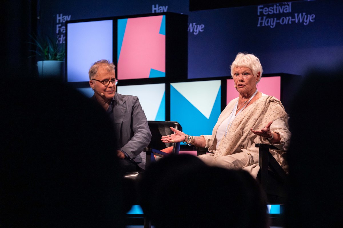 Congratulations Dame Judi Dench, recipient of the Hay Festival 2024 Medal for Drama, awarded live on stage yesterday by our President Stephen Fry.

📸: Adam Tatton-Reid