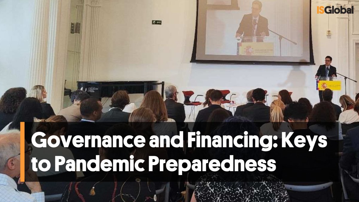 🌍📈 Sustainable, long-term funding is essential for pandemic #preparedness, say experts at a seminar in Washington co-hosted by @ISGlobalorg, @SpainInTheUSA, and @CGDev. The Pandemic Fund plays a crucial role in this effort. ➡️ isglobal.org/en/-/gobernanz… #GlobalHealth #SDG3