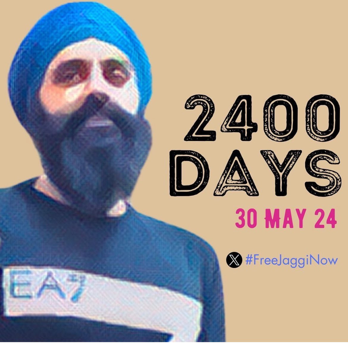 2400 of arbitrary detention in India. British citizen Jagtar Singh Johal has been continually failed by the Tory government to appease India. Labour leader called for Jagtar’s secure release in Jun-22. If Labour come into power then they must now see that through. #FreeJaggiNow