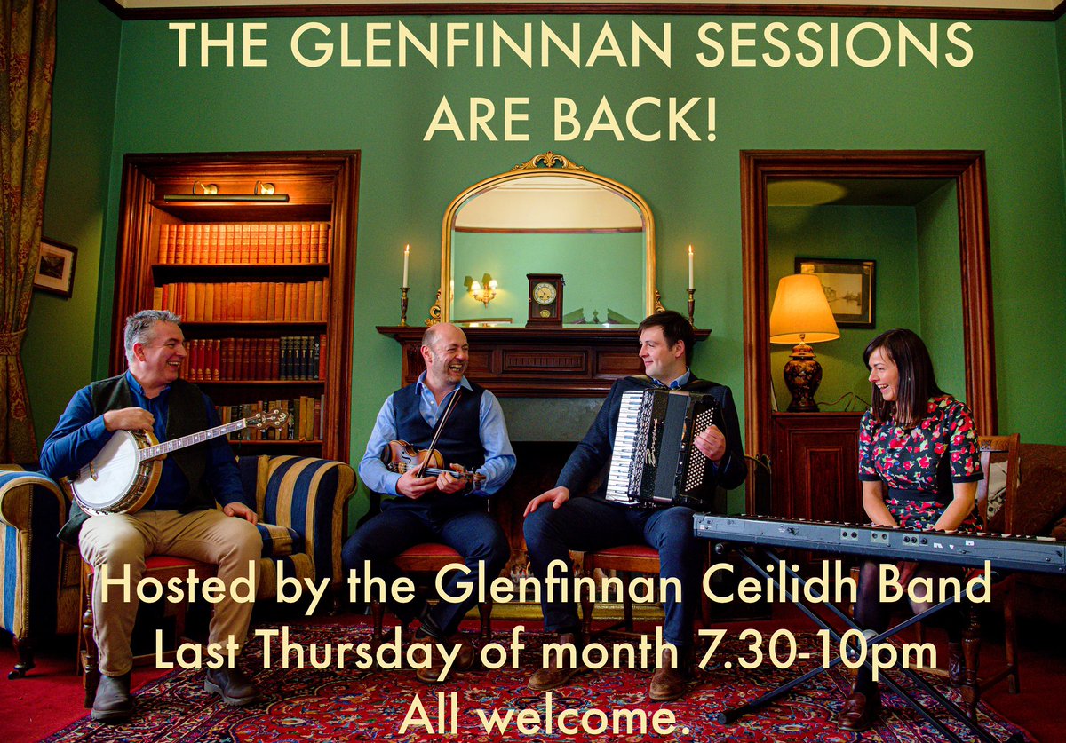 Music sessions are back at the newly renovated Glenfinnan House Hotel 🎶🕺🏼💃🏼🎻🥳 #glenfinnan #livemusic #highlands #tradmusic