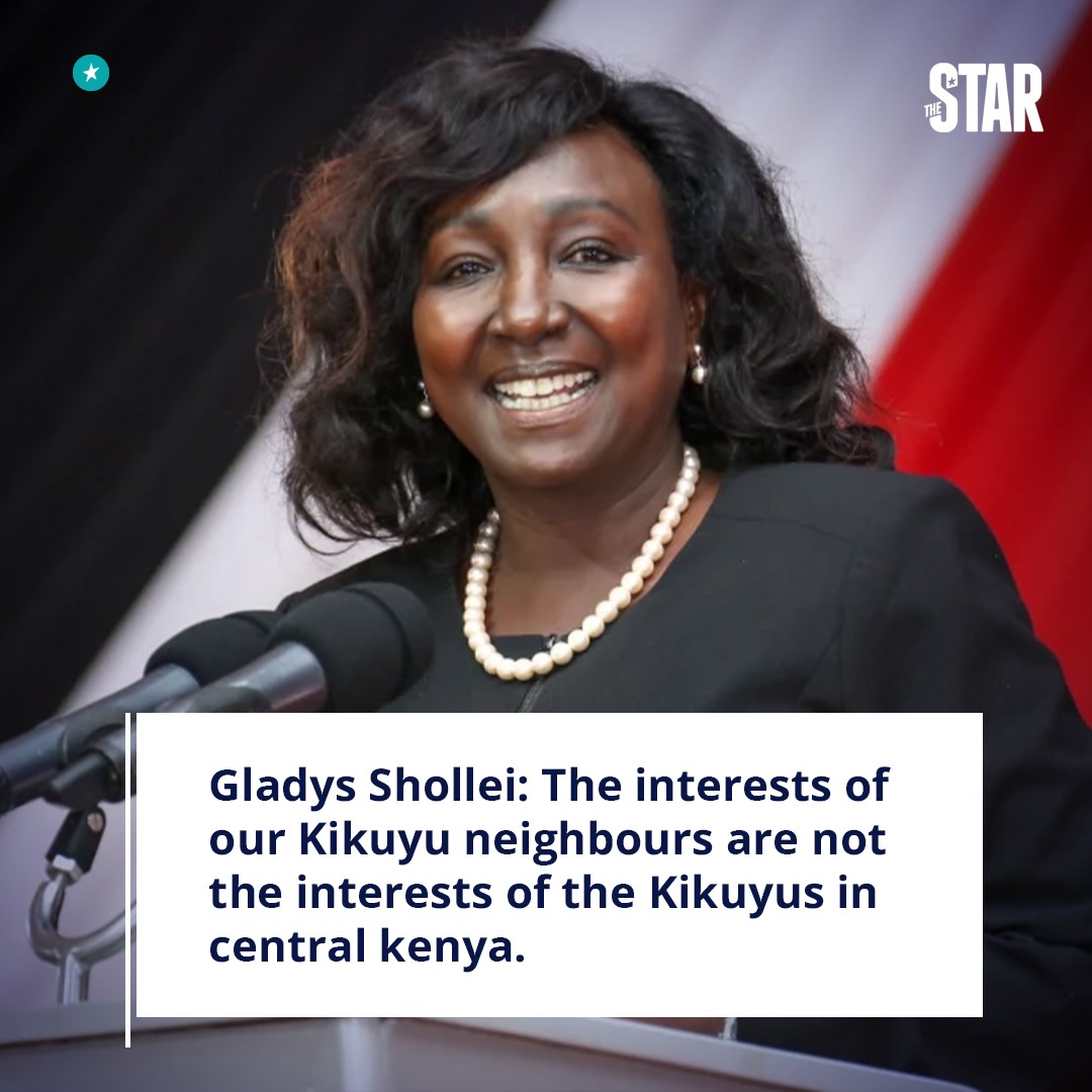 Gladys Shollei's perspective underscores the importance of acknowledging regional variations in Kikuyu interests. 

#KikuyusVsKikuyus Rift in Mt Kenya Jaba Nation