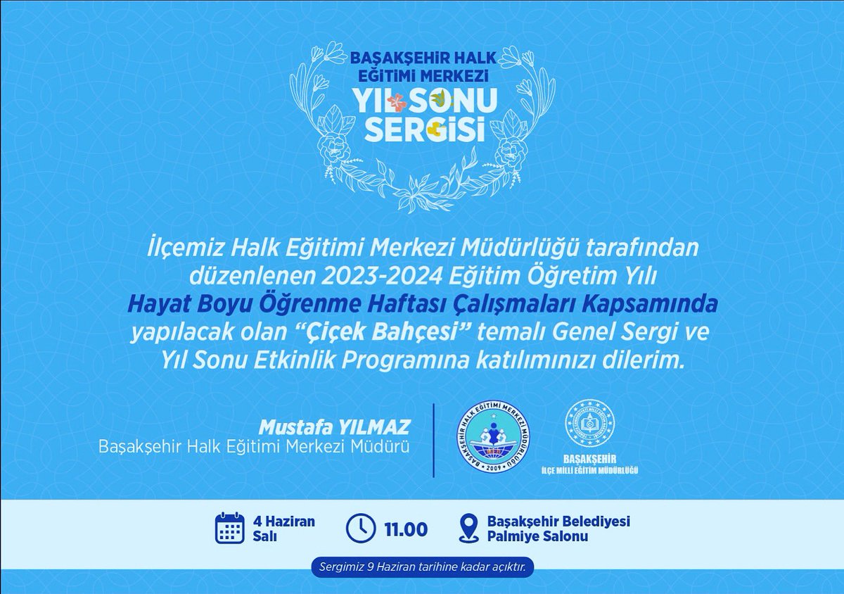 BAŞAKŞEHİR HALK EĞİTİMi MERKEZİ (@basaksehirhem) on Twitter photo 