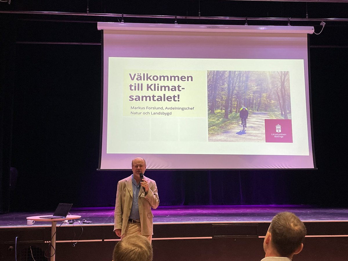 Klimatsamtal i Olofström. Goda exempel på omställning i Blekinge! <a href="/energikontorSO/">Energikontor Syd</a>  #sirenergy