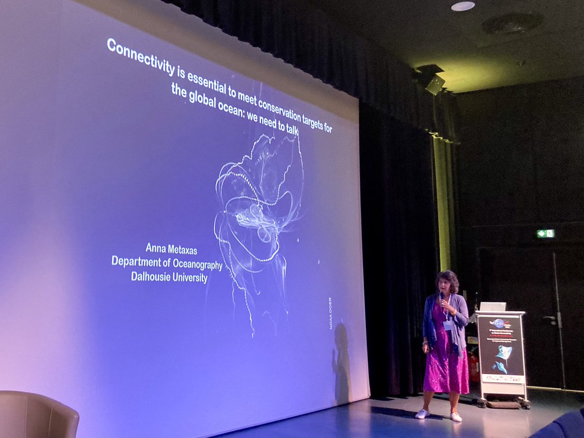 ADarnaude's tweet image. The last (but not least) day of the #imarco2024 conference starts with a fantastic keynote by Anna Metaxas, explaining how marine connectivity has to be measured &amp;amp; communicated to be successfully implemented in environmental policy &amp;amp; management. ⁦@SeaUnicorn2020⁩ ⁦⁩