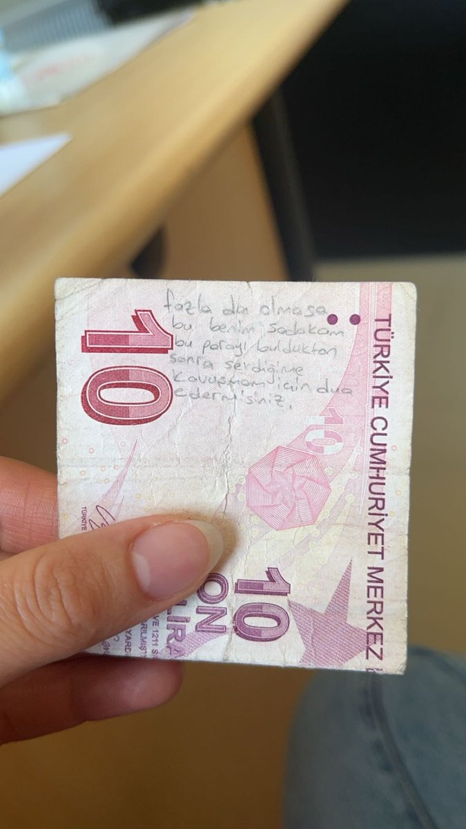 Denk gelen paraya bakın her fav Allah kavuştursun kardeşim