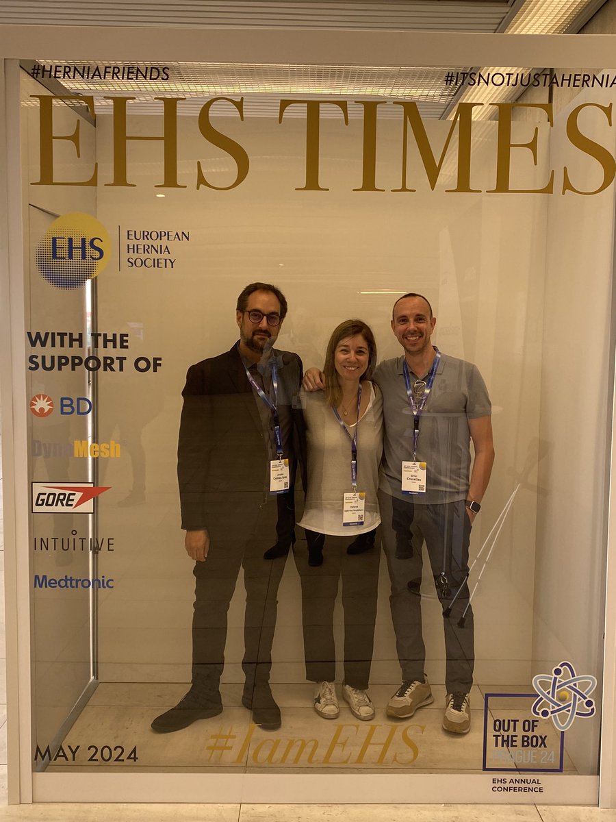 Jaume Comas Isus (@jau_1980) on Twitter photo Hospital Moisès Broggi Abdominal Wall Team at Prague ehs 2024!!
Presenting 1 oral lecture and 1 e pòster
💪🏼💪🏼💪🏼 <a href="/EHSprague2024/">EHS2024Prague</a> <a href="/eurohernias/">European Hernia Society</a> <a href="/docencia_csi/">Docència. Consorci Sanitari Integral</a> <a href="/csi/">Customer Systems Inc</a> #teamwork Hospital Moisès Broggi Abdominal Wall Team at Prague ehs 2024!!
Presenting 1 oral lecture and 1 e pòster
💪🏼💪🏼💪🏼 <a href="/EHSprague2024/">EHS2024Prague</a> <a href="/eurohernias/">European Hernia Society</a> <a href="/docencia_csi/">Docència. Consorci Sanitari Integral</a> <a href="/csi/">Customer Systems Inc</a> #teamwork