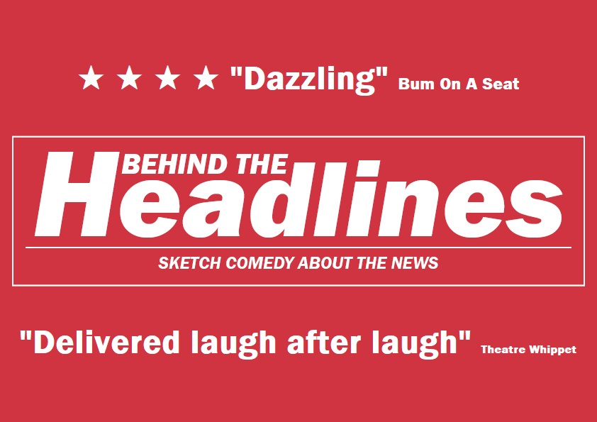 FREE SKETCH COMEDY SHOW BASED ON RECENT NEWS STORIES
Tonight, Thursday 30 May, 8pm at 1000 Trades, B1 3HE

Laugh at the latest from celebrities, politics, sports, local news &amp; much, much more.
Free entry, with bucket collection on exit.