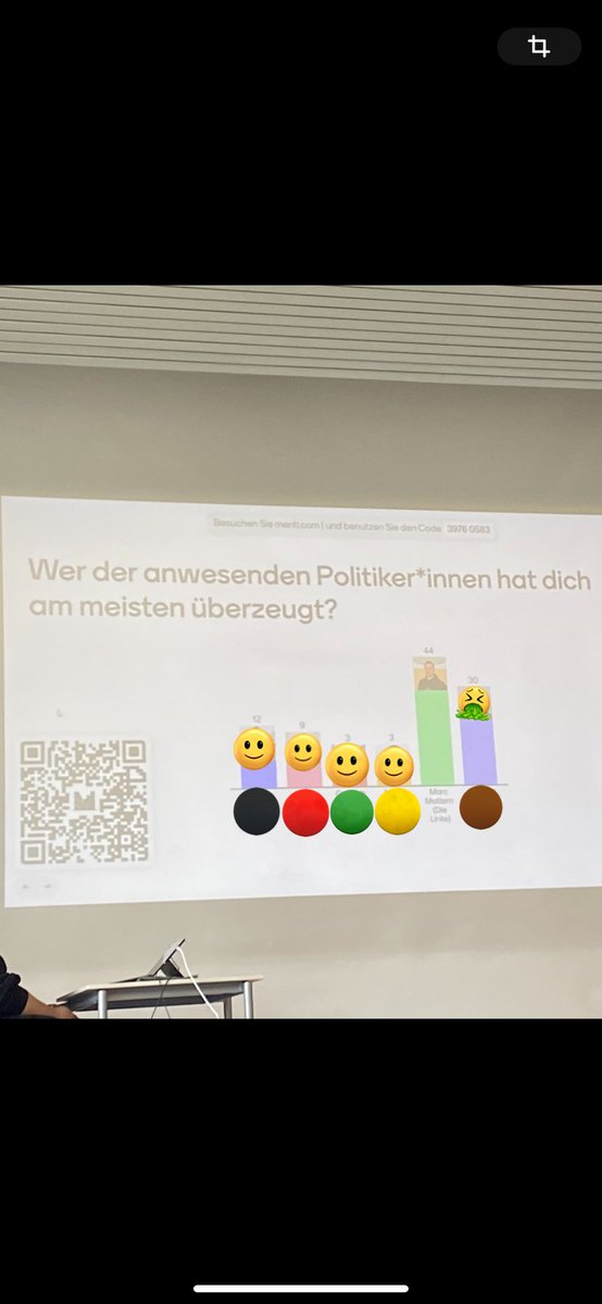 #DieLinke kann noch Wahlen gewinnen, sowie gestern an der Schule an der Haveldüne in #Spandau.

Zur Transparenz sei noch erwähnt, dass die Grünen krankheitsbedingt absagen mussten.

An meine anderen Mittbewerber: Sprecht deutlich und verständlich zu und mit den Jugendlichen.