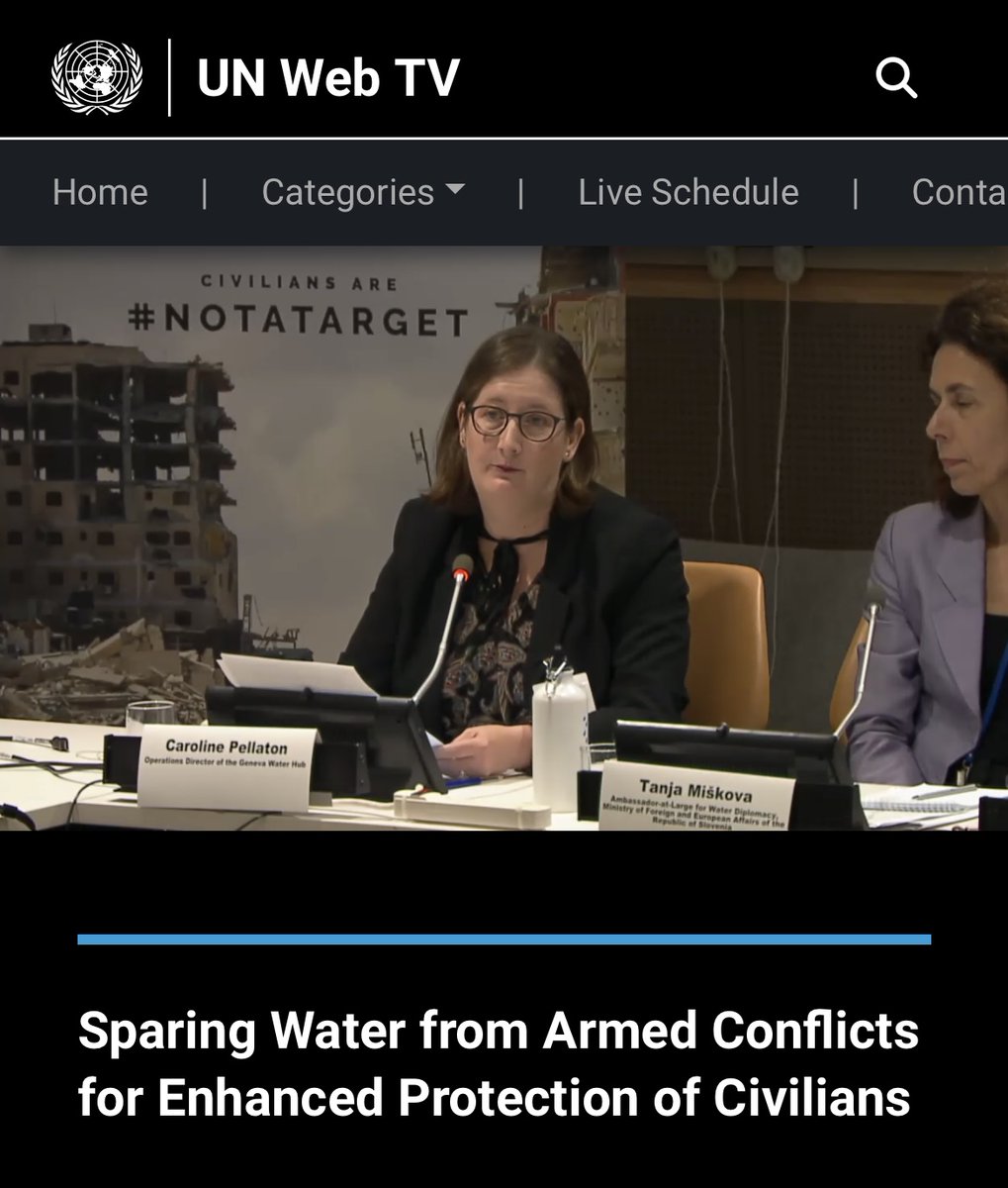 🎉 Successful launch of the Global Alliance to Spare Water from Armed Conflicts on May 23 at @UN HQ! Led by Slovenia, Switzerland, & Geneva Water Hub. Learn more and access our report 👉 lnkd.in/d-GHHD5N 

#GlobalAlliance #WaterProtection #HumanitarianAid #UN