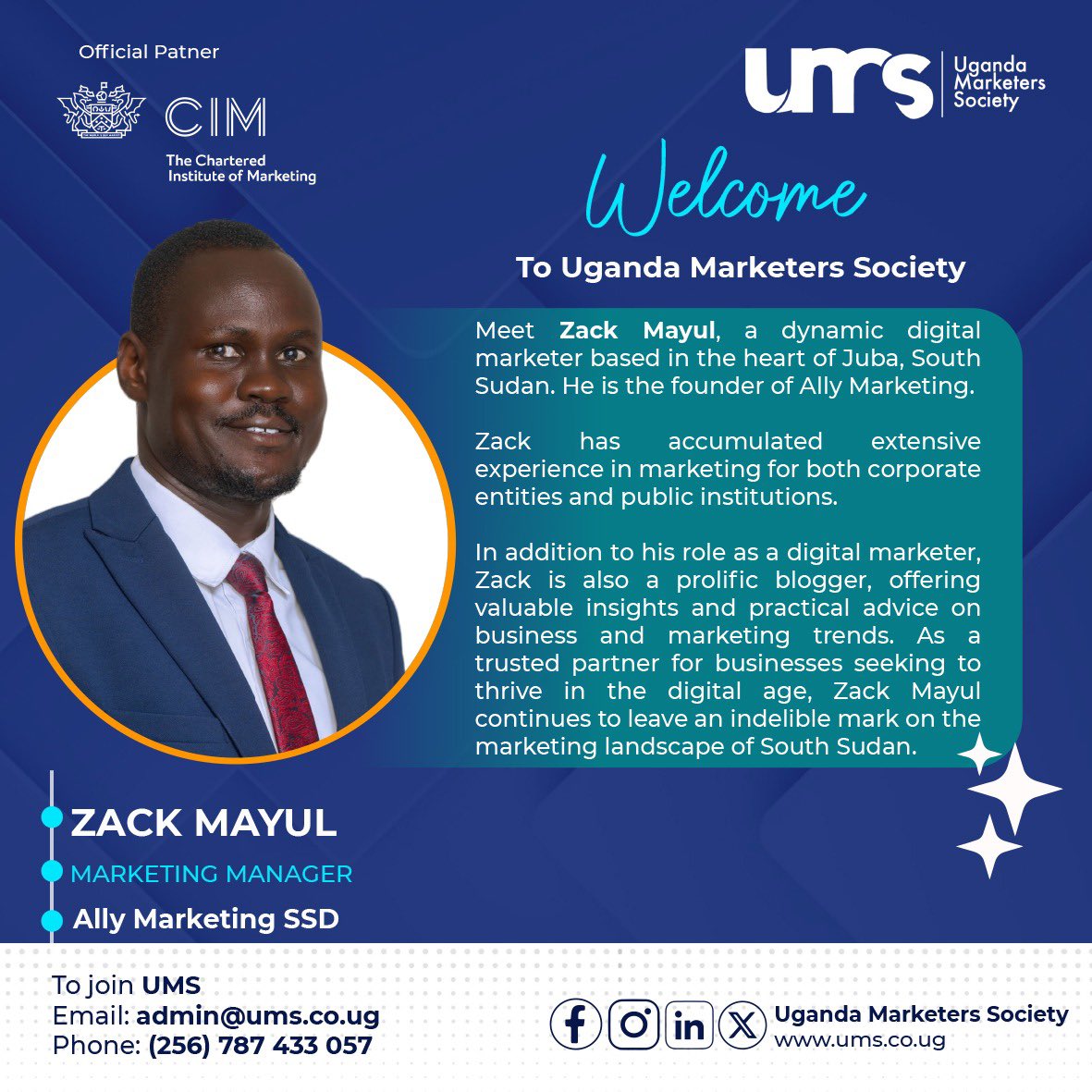 zack_diary's tweet image. Thank you, @UMS_Marketer. I'm grateful to be part of your professional family.
Good morning, #SSOX. Your son is moving slowly. We're who we are because of you.