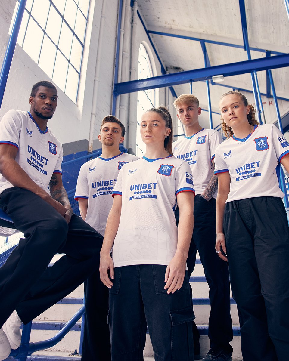 RangersFC's tweet image. 🤍 Everywhere, Anywhere – We Will Follow On

🙌 The new Rangers away kit is available today from all Rangers Stores and online!

👉 rng.rs/Away24-25