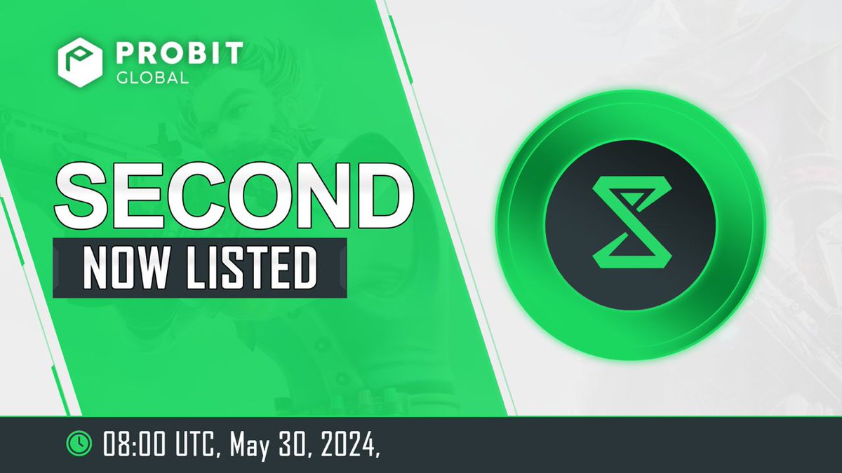 💥 $SECOND Trading is Now Live on <a href="/ProBit_Exchange/">ProBit Global</a>🚀 
💪Building long-term value is our ultimate goal at <a href="/MetaDOS/">MetaDOS</a> 🤝

💰Trading Pairs: SECOND/USDT 
📈 Entry now 👉:  probit.com/app/exchange/S… 

#MetaDOS #SECOND #NowListed #ProBitExchange