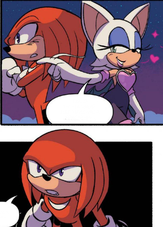 I sincerely don’t understand why people can’t distinguish between friendship/family affection and romantic affection, I always perceived Silvase as brother and sister, and Rouge and Shadow as mother and son, or also brother and sister