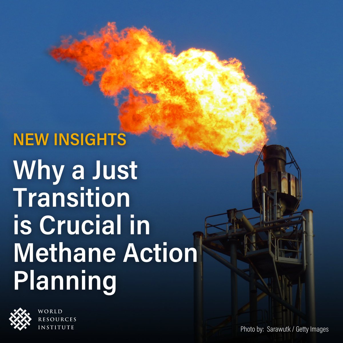 To keep temperature rise below 1.5°C, #fossilfuel operations must reduce their methane emissions by 75% by 2030📉 New research from WRI Climate looks at why a #justtransition is crucial to methane action planning: bit.ly/443sNJH