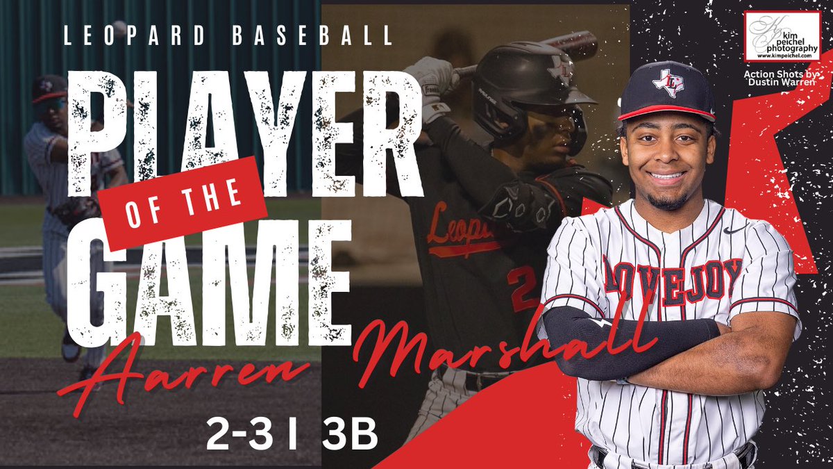 🚨Player of the Game - <a href="/AarrenMarshall/">Aarren Marshall</a>! Aarren went 2-3 with a triple and came in to close the game out!! Let’s go #2!