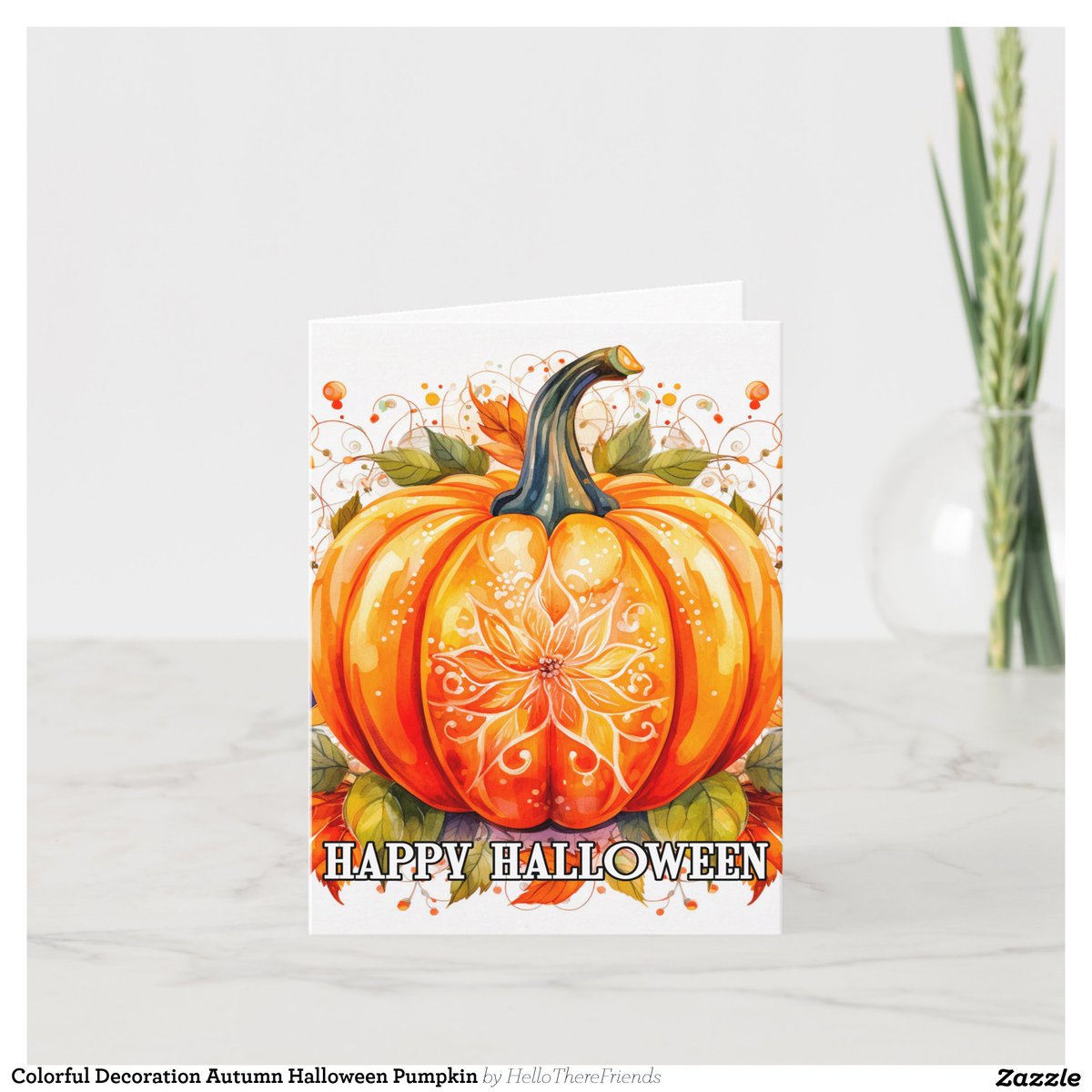 Colorful Decoration Autumn Halloween Pumpkin Card→zazzle.com/z/akq78o89?rf=…

#GreetingCards #HalloweenCards #HappyHalloween #Pumpkins #Horror #HalloweenArt #TrickOrTreat #HauntedHouse #HappyHalloweenCards #Macabre