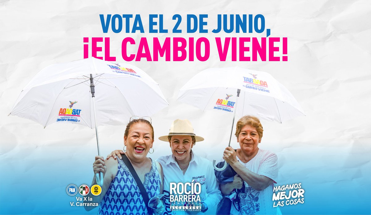 Muchas gracias a todas y todos nuestros vecinos por el cariño, el recibimiento, los mensajes de apoyo y su compromiso. ¡El 2 de junio tenemos una cita con el cambio para #VenustianoCarranza! 

#HagamosMejorLasCosas
#VotaRocíoBarrera