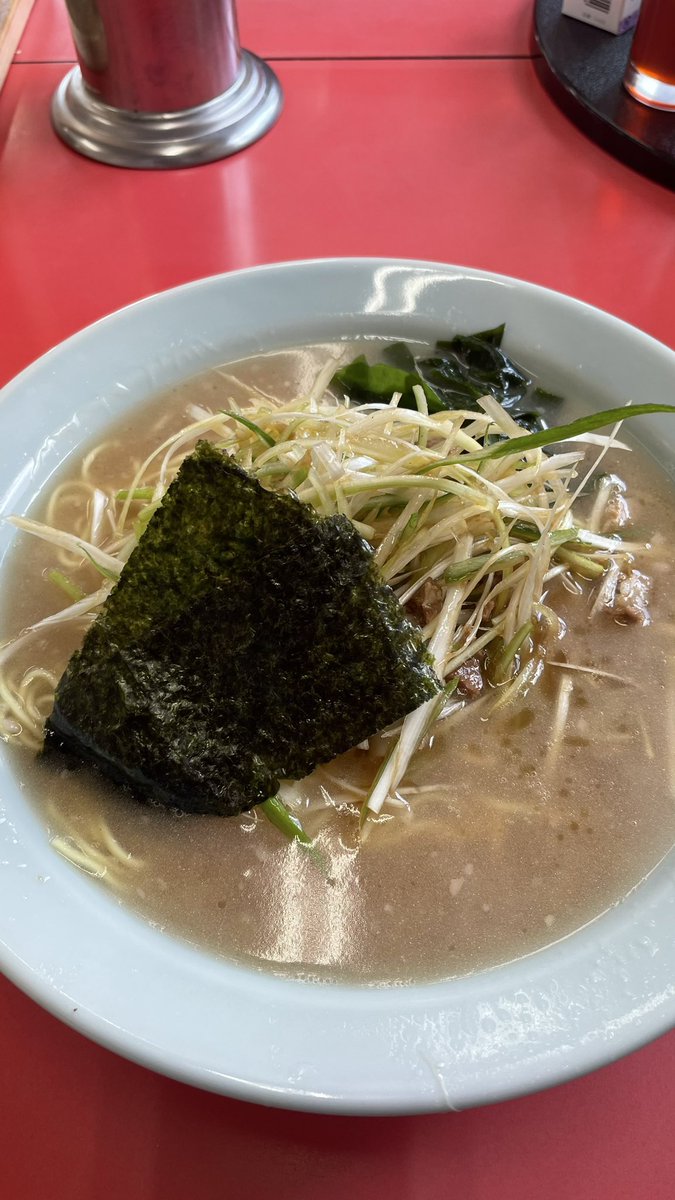 念願のラーメンショップ！
初めての朝ラーしてきたよ🍜

#らーめん　#ラーショ
#ラーメンショップ椿麻溝