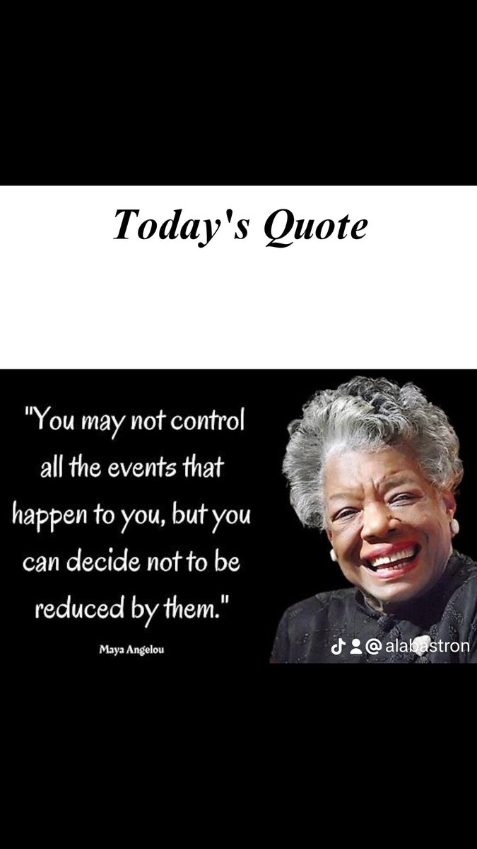Life is full of unpredictable events and challenges that can sometimes feel overwhelming. 
However, Maya Angelou's quote remind us that we may not have control over every situation, we do have control over how we respond to them.
#alabastron
#renewingself
#beyouself
#selflove