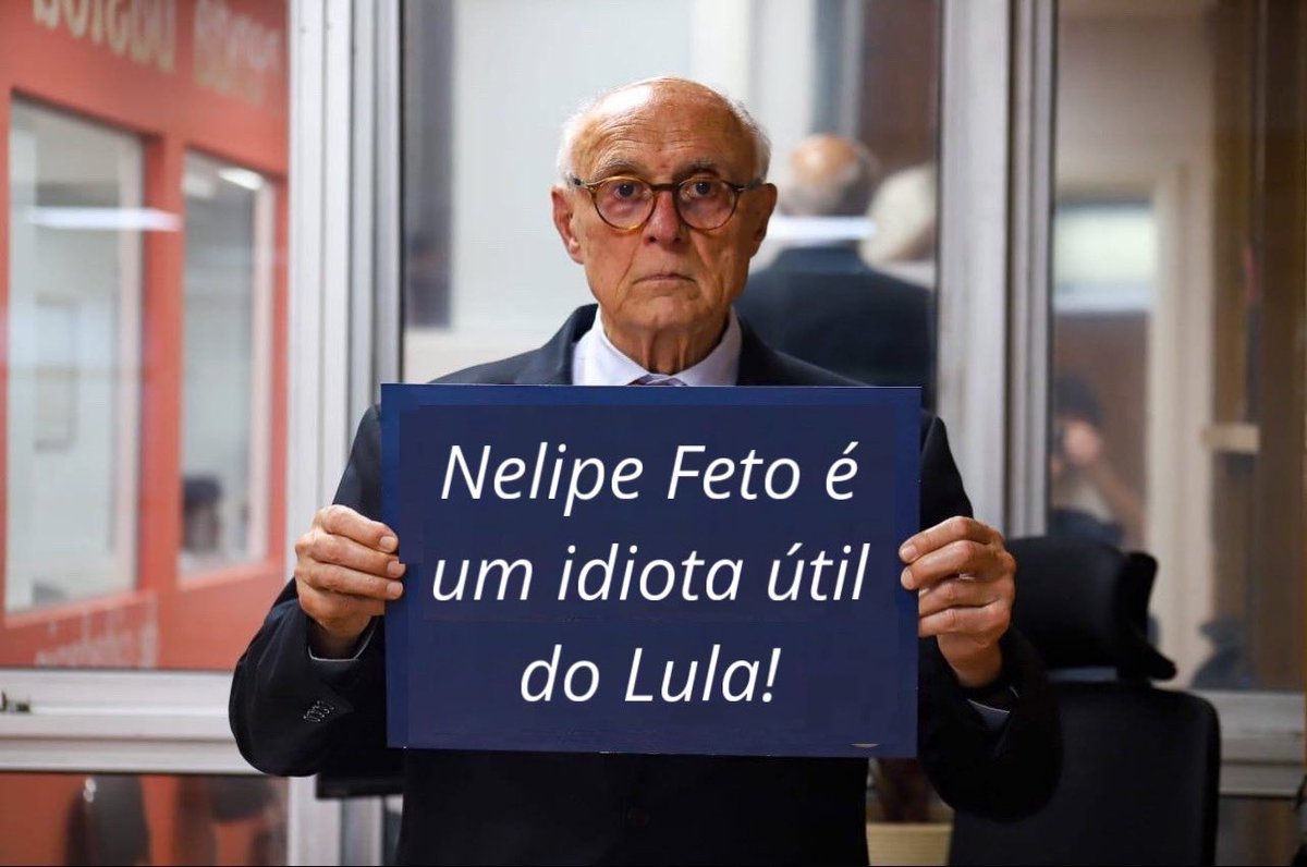 Suplicy mandou a real. É exatamente essa a relação entre Lula e Nelipe Feto.