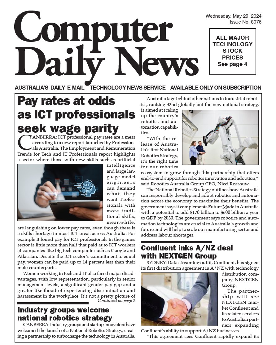 PA members' plight featured in #ComputerDailyNews 
Read more and download the Employment and Remuneration Trends for Tech, Software and IT Professionals Report here: bit.ly/3yyhDkt