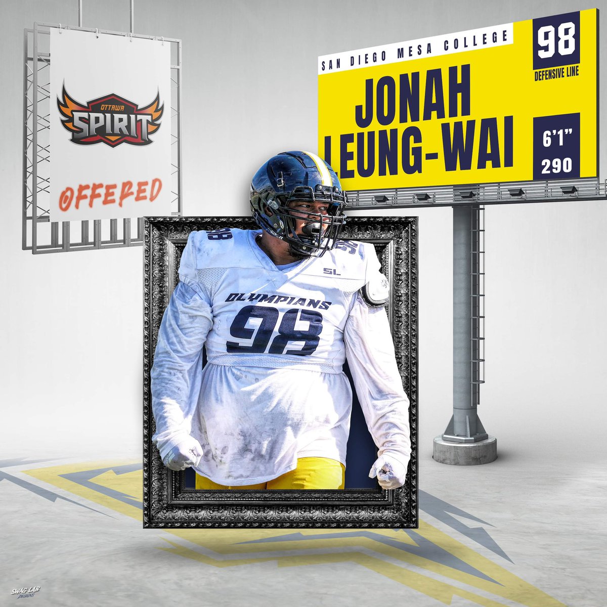 SDmesafootball's tweet photo. Congratulations to Olympian DL @jonah_leungwai on his official offer from @OUAZFootball
#GettingPlayersOut
@BallCoachGW @PrezHands @scfafootball @CoachChevSD @PeoplsProfessor @cavemanfootball @CoachFarrarMesa @EC_Preps_SD
📸 @Nicole2Noel 💻 @SwagLabGD https://t.co/10DD70wzUi