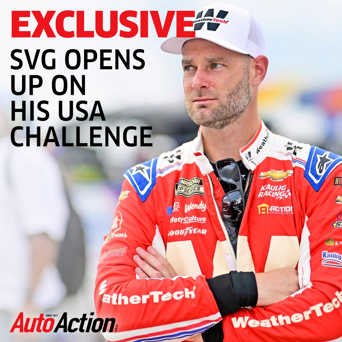 Read Part 1 of our exclusive one-on-one conversation with Shane van Gisbergen about his USA challenges! Out now in the latest FREE digital issue of Auto Action magazine! loom.ly/LGbgujU #shanevangisbergen #nascar #motorsport #autoactionmagazine #freedigitalmagazine