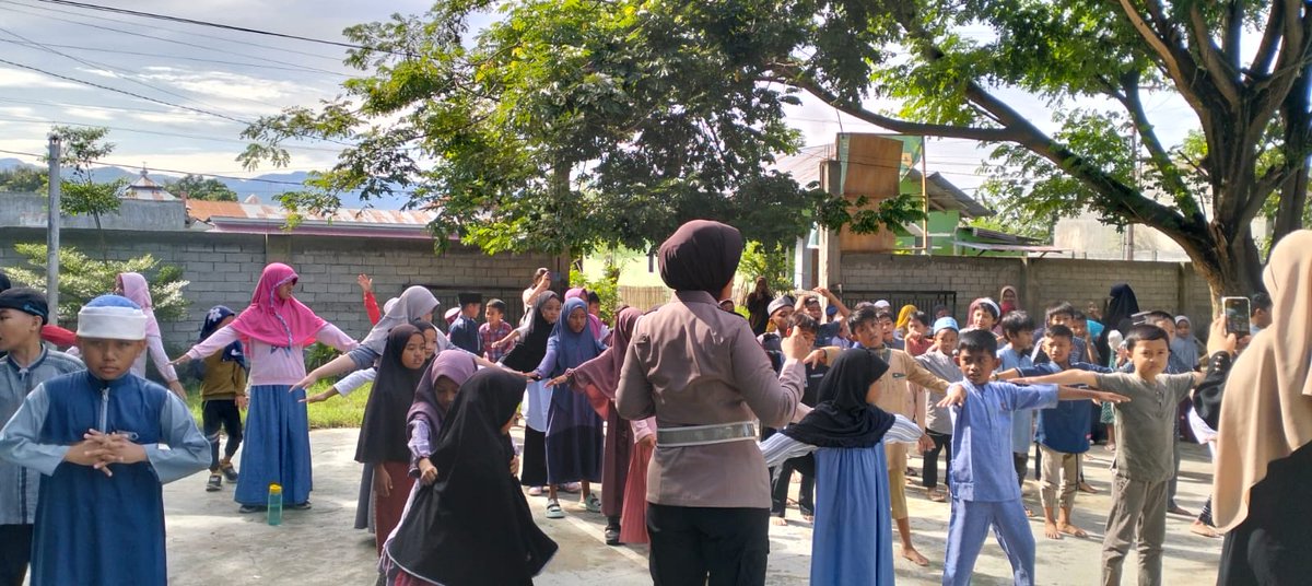Giat Police Go To School Oleh personil Subdit Kamsel Ditlantas Polda Sulteng
