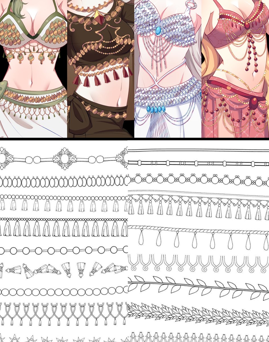 ㅤ
⦁ 액세서리 브러시 ( 기간 한정 무료 )

⦁ アクセサリー・ブラシ ( 期間限定無料 )

⦁ Accessories Brush  ( Limited time free  )

by Aumlak
ㅤ
assets.clip-studio.com/ja-jp/detail?i…