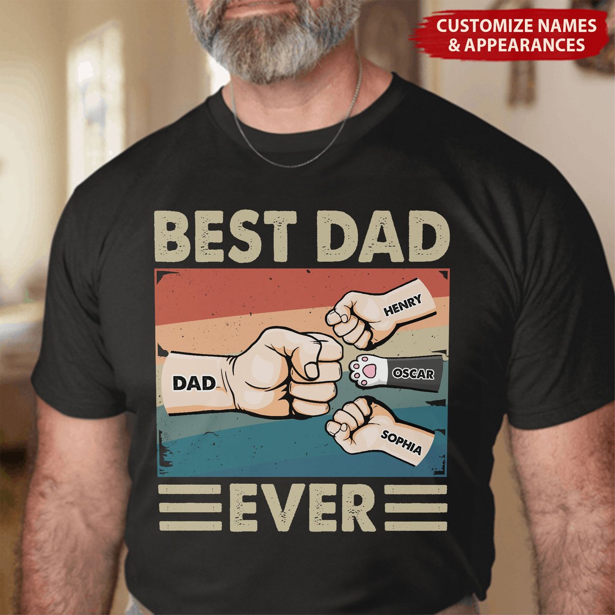 Macorner_Decor's tweet photo. Best Dad Ever - Cartoon Version - Personalized Shirt 💖

👉 Order here => https://t.co/QYEgTzKNZd
💕 Image and Texts can be changed
🚚 Worldwide Shipping

#macorner #shirt #dad #husband #fathersday  #giftideas #giftfordad #anniversary