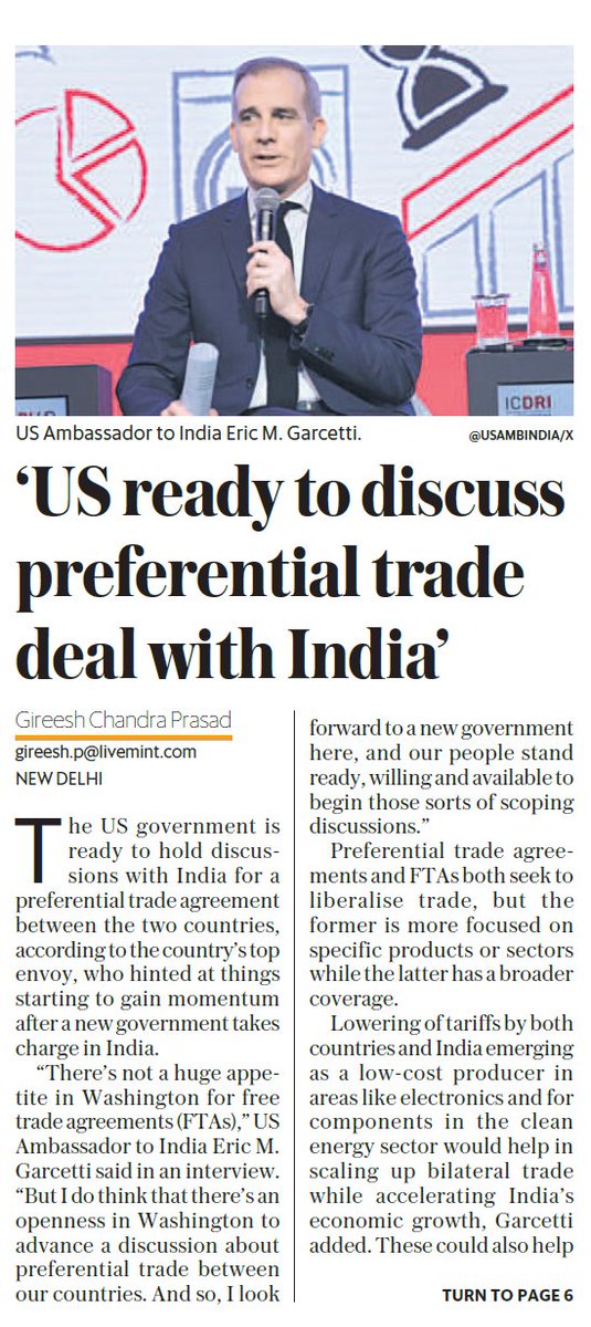Looks like US calculations are that PM Modi is storming back to power and this is the only way it can improve traction in the bilateral relationship.