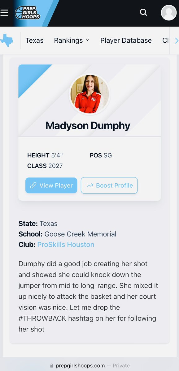 Thank you <a href="/girlzprepreport/">Girlz Prep Report</a> for the write up! <a href="/Coach13Murray/">Coach Murray</a> @NikeProSkillsHtx  <a href="/coachcasteel1/">Coach Steve Casteel, M.Ed</a> <a href="/PGHCircuit/">Prep Girls Hoops Circuit 🏀</a> #ProSkills15uNE2K #GirlsBeBallin #NoDaysOff