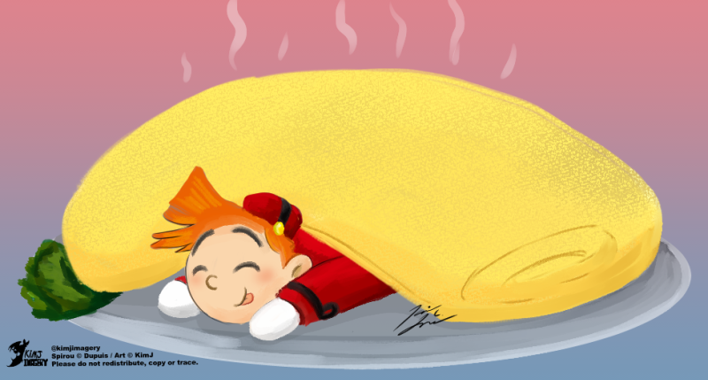 KimJImagery's tweet image. Found this old Spirou fanart I did a year ago.
#spirou #spirouetfanasio #cute #food